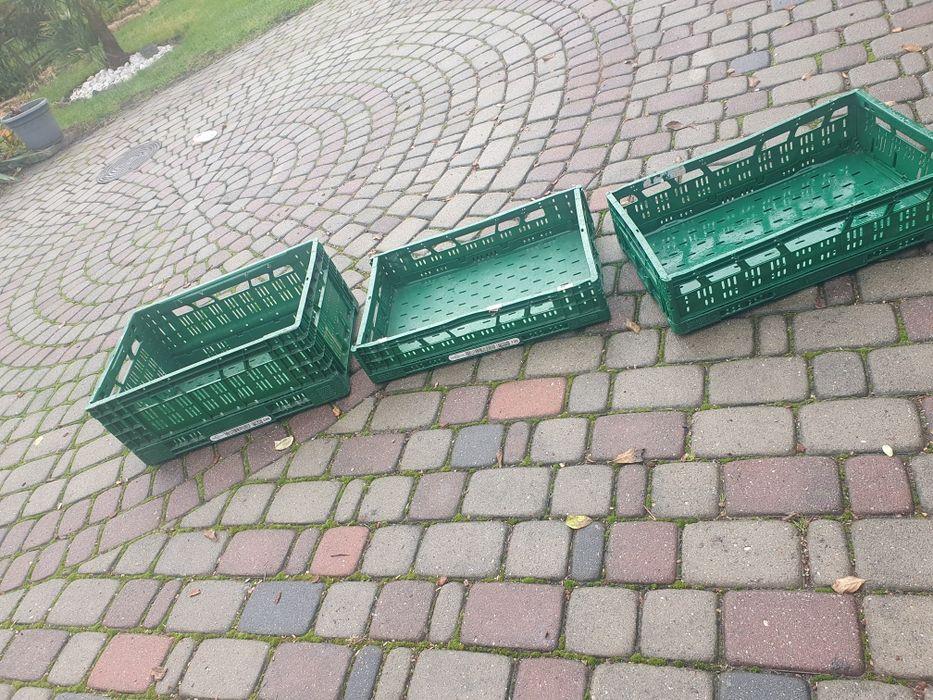 Skrzynki plastikowe ,  pojemnik skladany