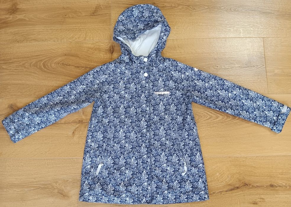 Kurtka jesienna przeciwdeszczowa dziewczęca