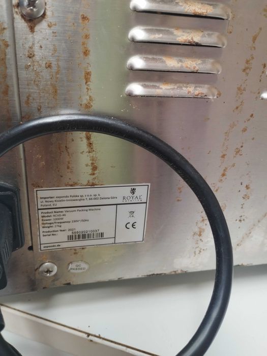 Máquina de selar a Vácuo Royal , para peças