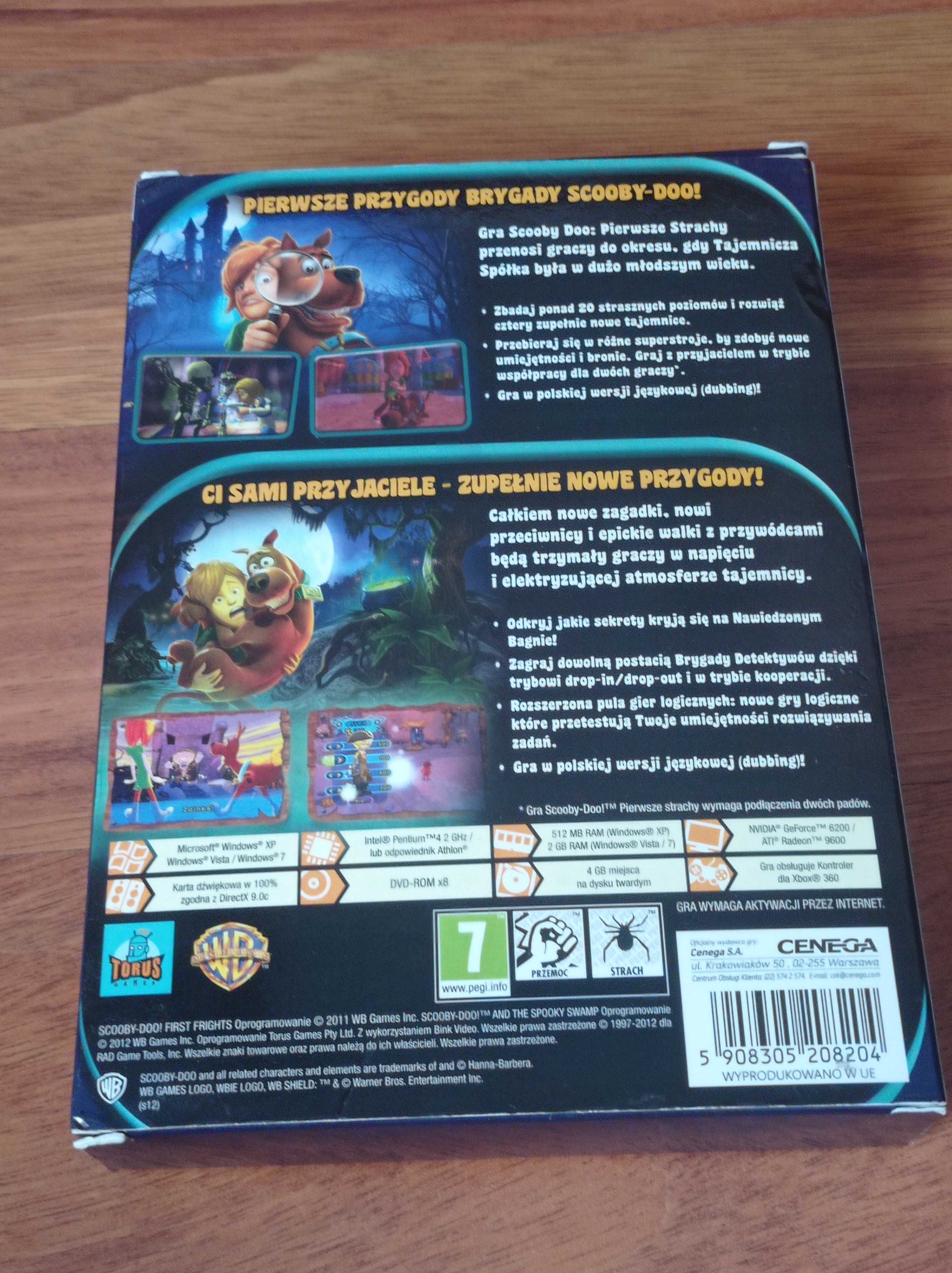 sprzedam gry scooby-doo w boksie