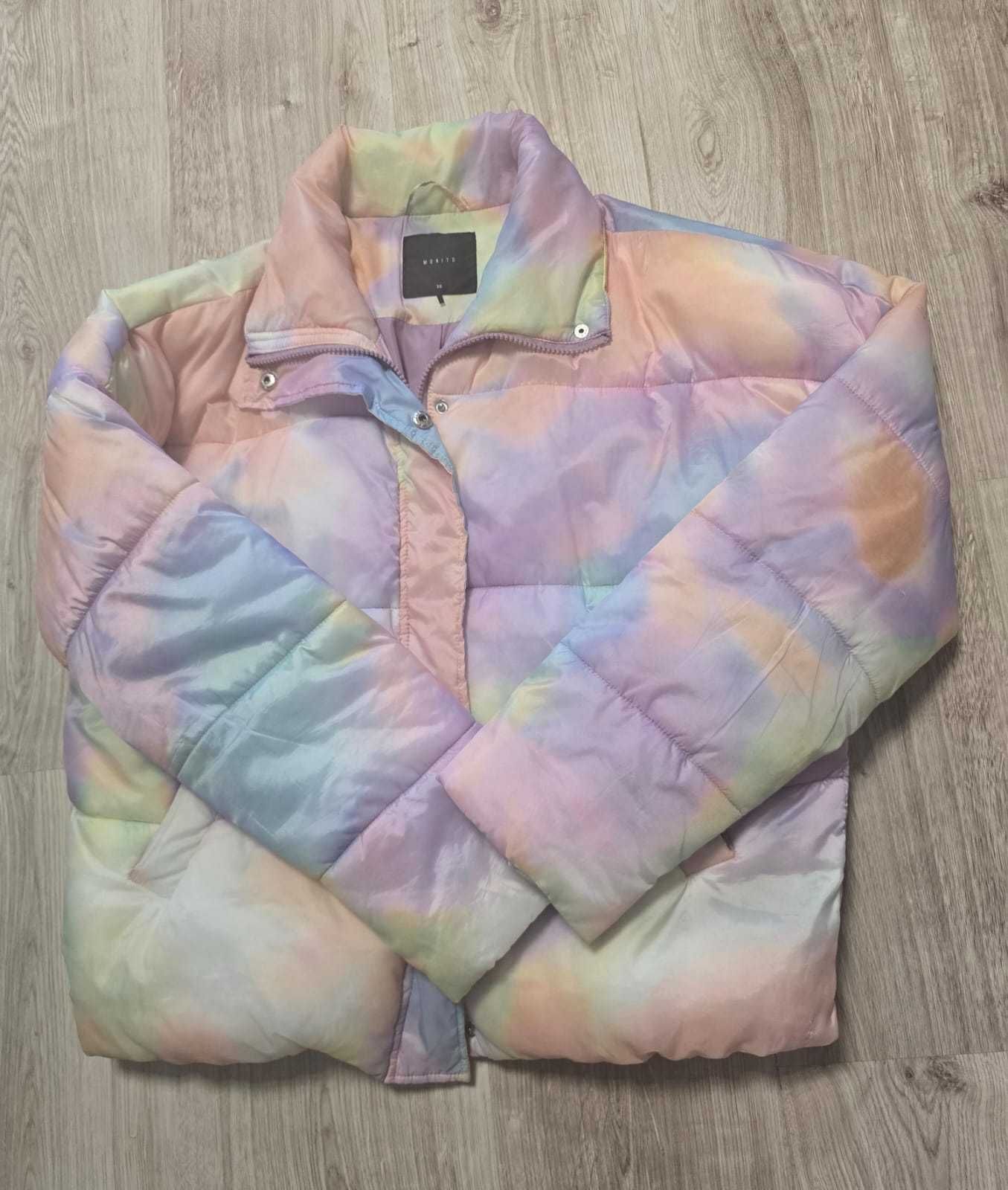 Kurtka przejściowa pikowana z efektem TIE DYE Mohito rozm M