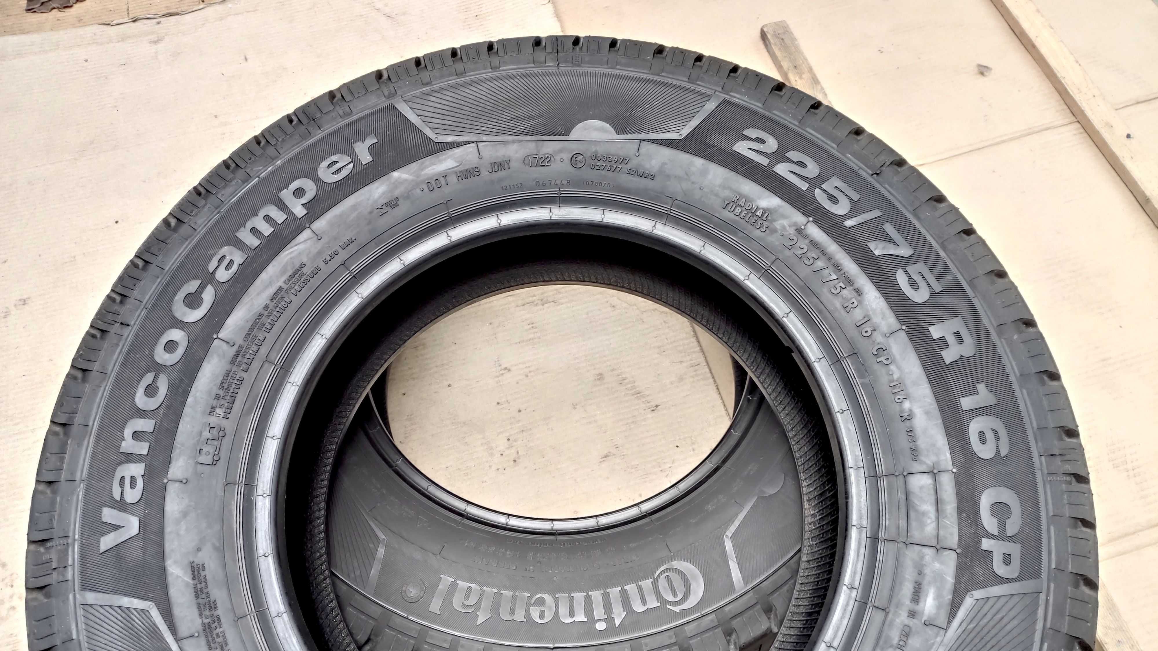 шини 225/75R16C Continental VancoCamper. 99% с