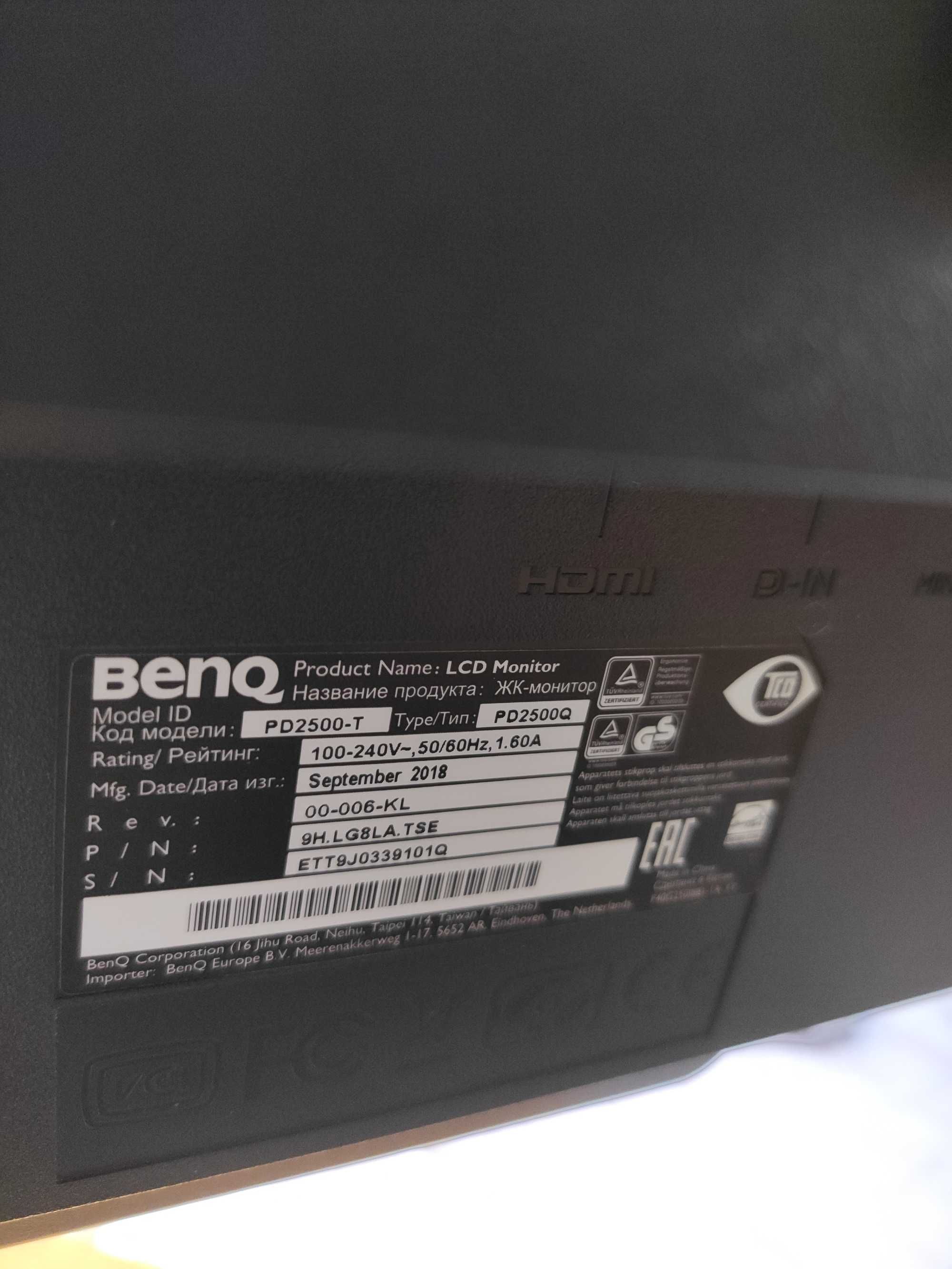 Монітор BENQ PD2500Q