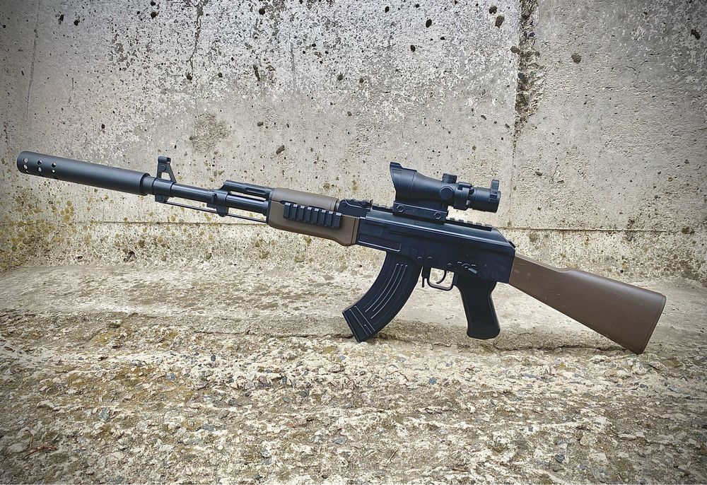 Гель Бластер Автомат Калашникова АК-47 з PUBG Орбізи / Орбіган 87 см