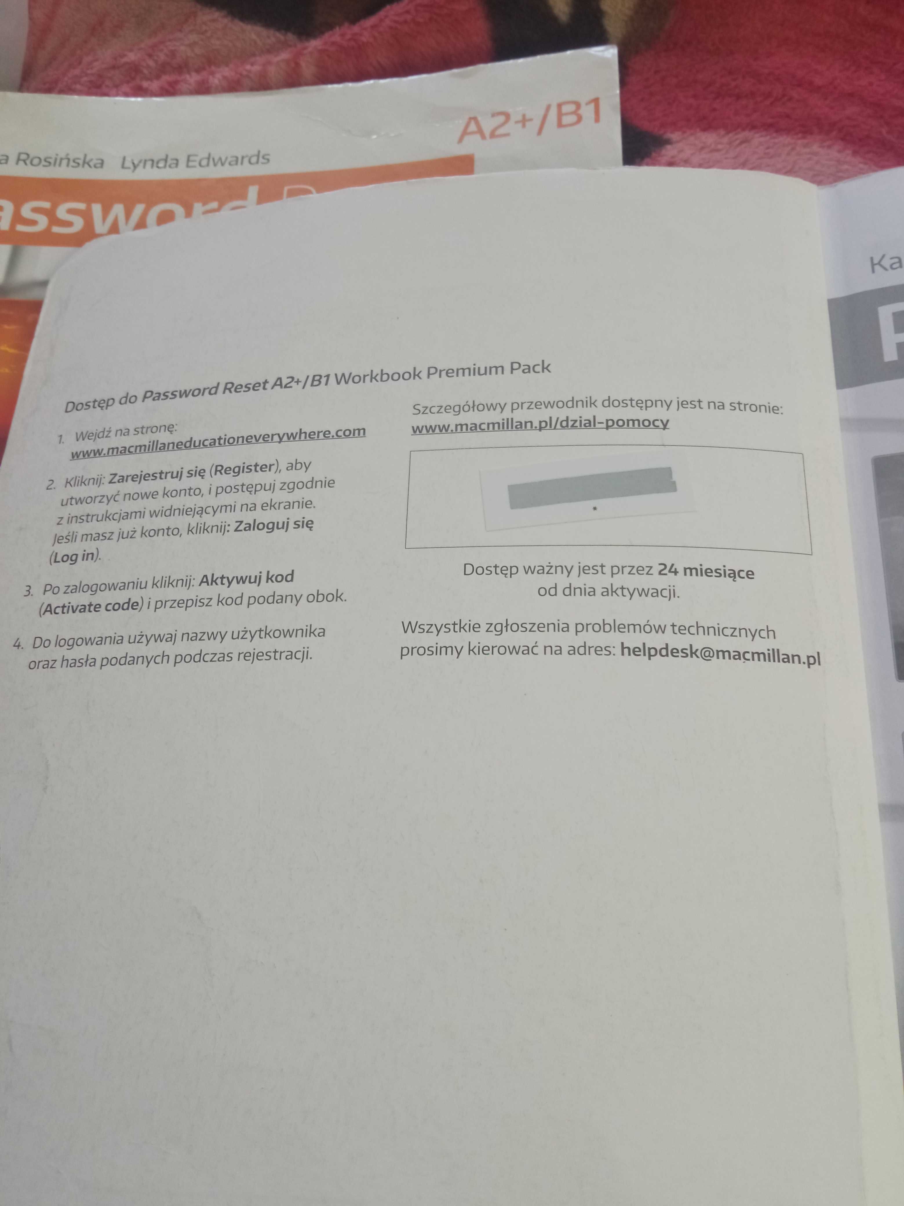 Podręcznik do angielskiego Password Reset A2+/B1 Macmillan + gratis