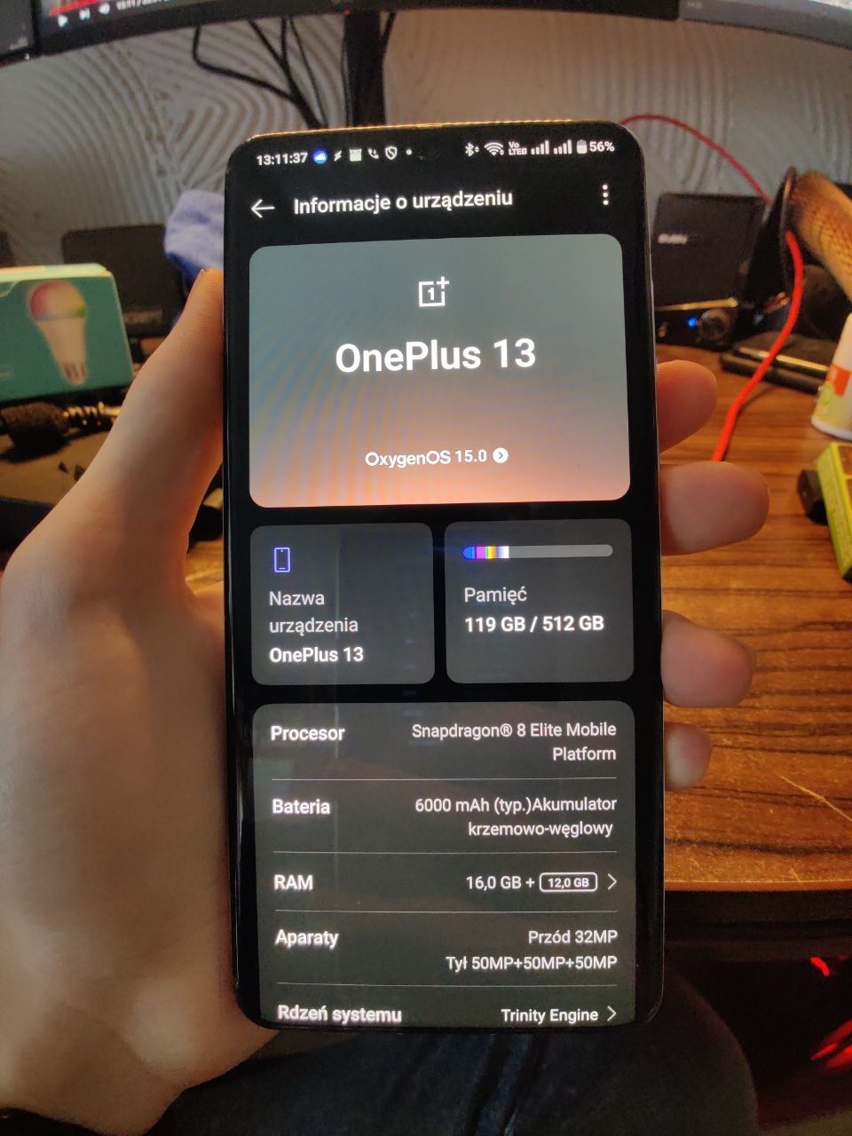 Oneplus 13 16/512 jak nowy. OxygenOS, płacenie zbliżeniowo