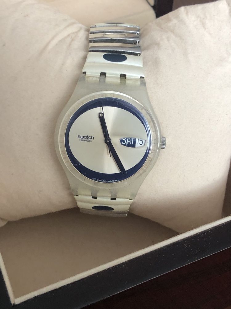 Zabytkowy zegrek damski szwajcarskiej marki Swatch Swiss Made Vintage
