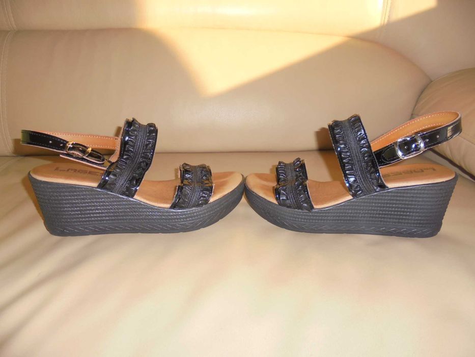 sandálias de mulher cor preto