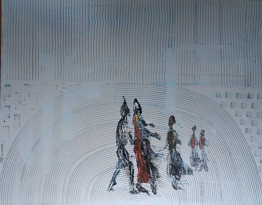 Pintura original em acrilico, de Armando de Abreu.