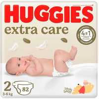 Huggies Extra Care Mega 2 (3-6 кг) 82 шт.