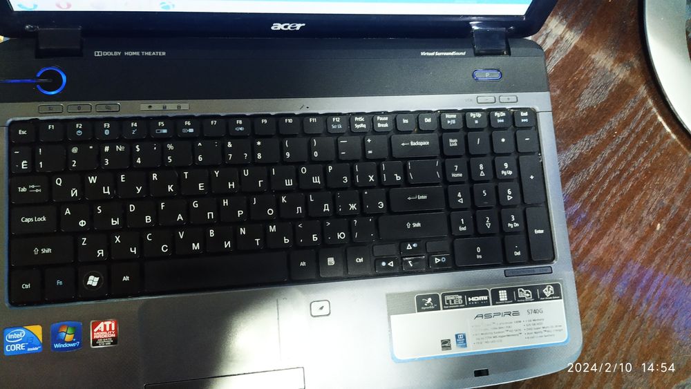 Aspire 5740G  в робочуму стані