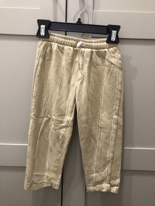 Spodnie zara rozmiar 98 beż boho
