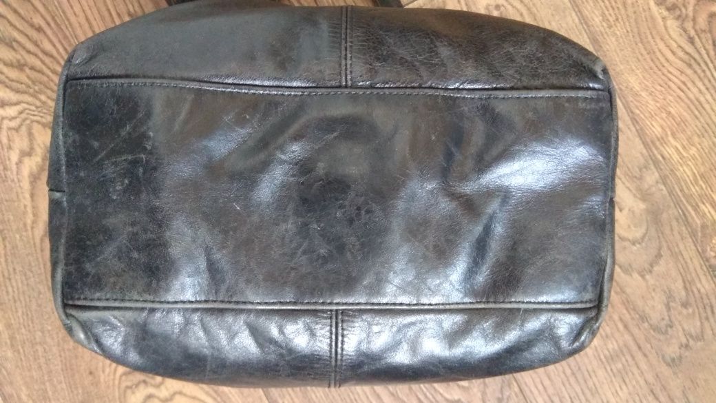 Детская сумка торба кожаная для шоппинга из натуральной кожи