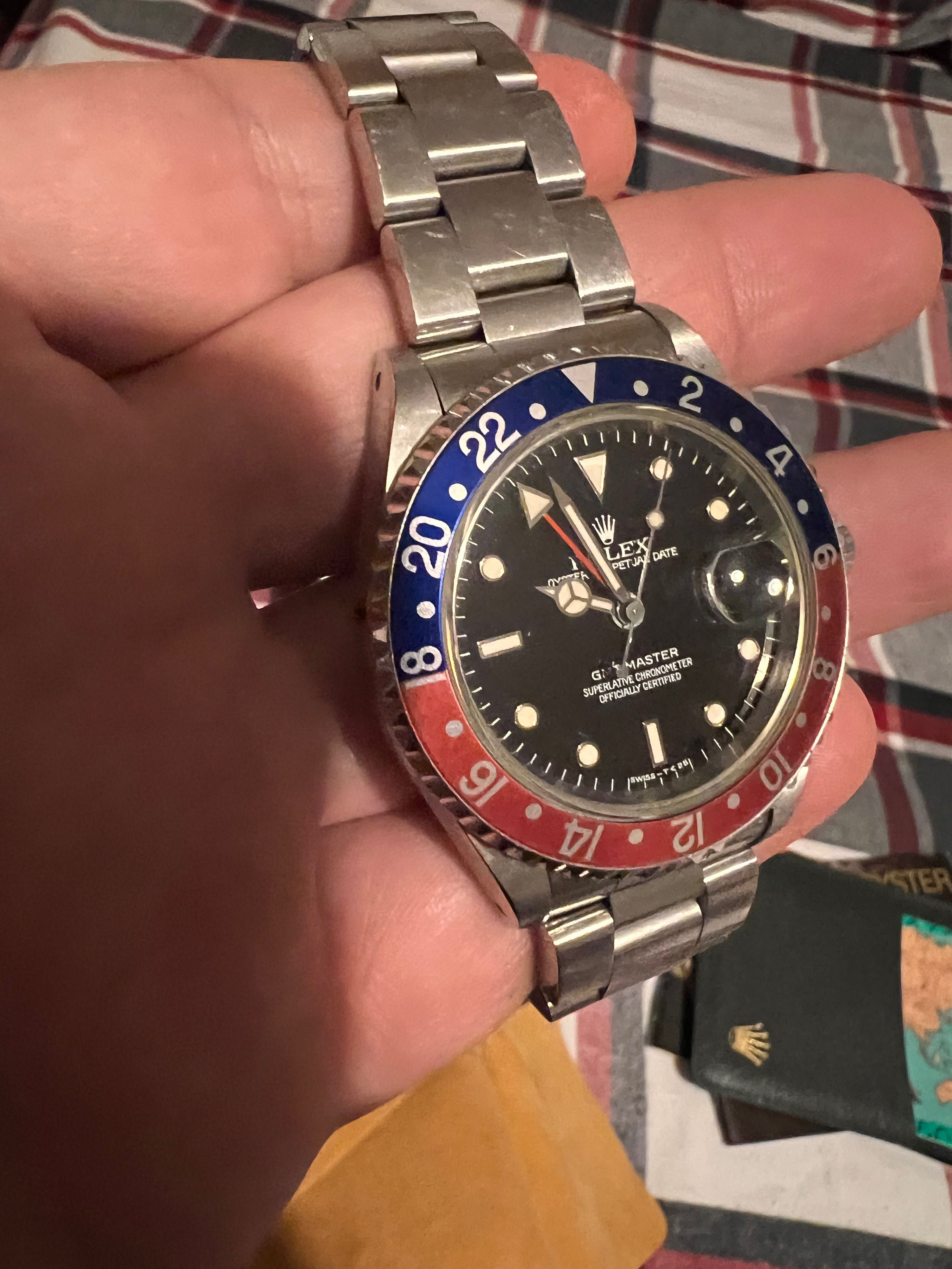 ROLEX GMT-MASTER 16700 c/ Documentos e Certificado