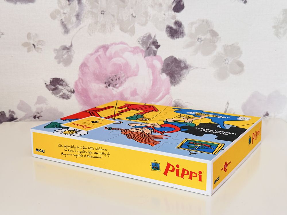 Drewniane Puzzle Pippi Langstrumpf, Pippi Pończoszanka