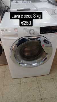 Máquina de lavar e secar roupas hoover