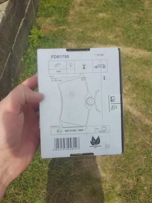 Гальмівні колодки задні FDB1788 Ferodo