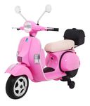 Skuter Vespa elektryczny dla dzieci Różowy motorek na akumulator PX150