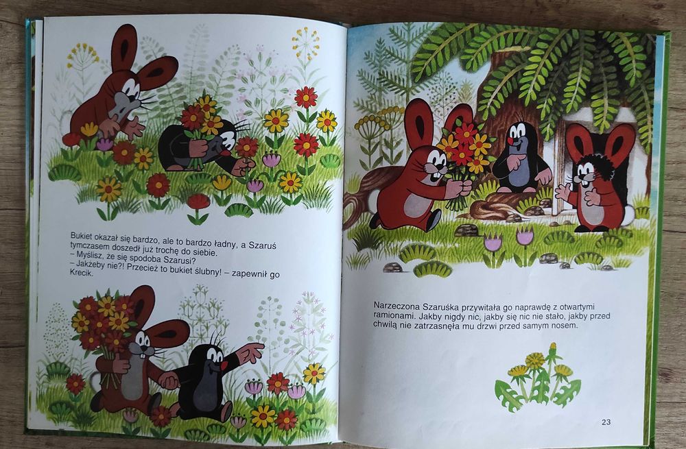 Krecik i mama zajączków