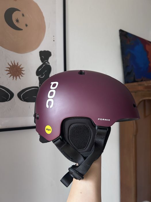 Kask POC bordowy XS-S 51-54