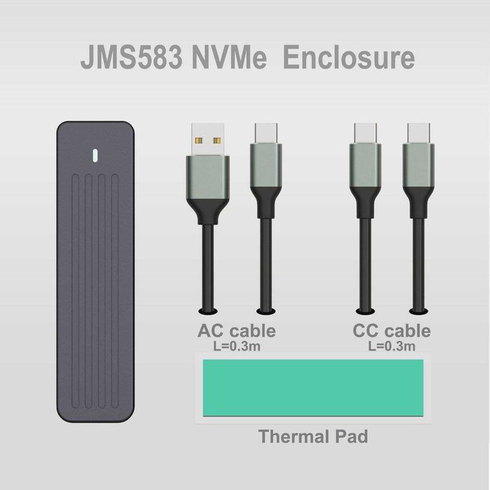 Карман SSD M.2 10Gbps Lexar