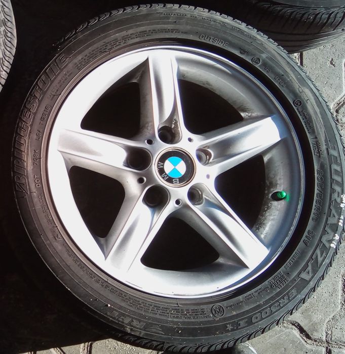 JANTES BMW SÉRIE 1 R16 COM PNEUS 205/55 FURAÇÃO 5X120