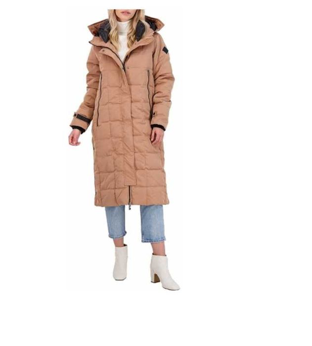 ‼️ Пуховик Steve Madden женский, светло-коричневый, р. 42 / XL / 50