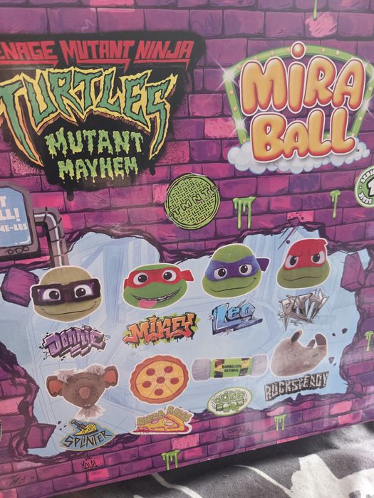 4 x kule miraball żółwie ninja nowe