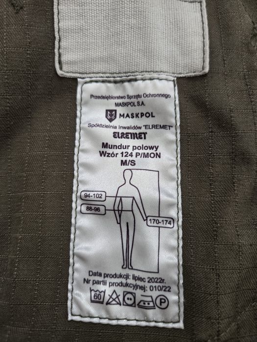 Mundury letni  i zimowy M/S