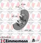 Zimm. 470.5405.00 Tarcza piasta łożysko MEGANE IV 1sz tył