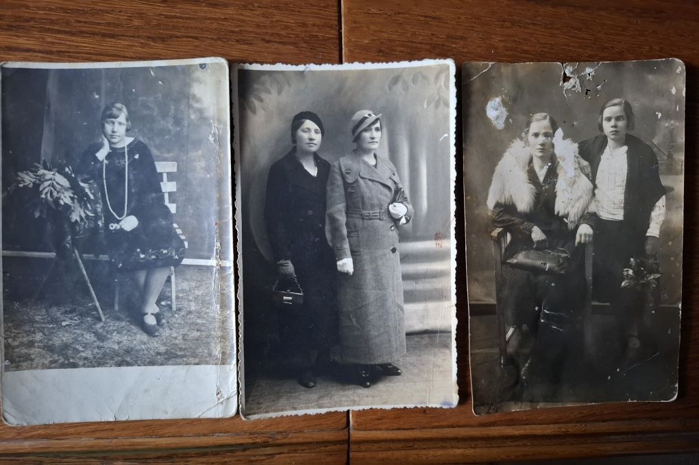 Stare, przedwojenne prywatne fotografie.