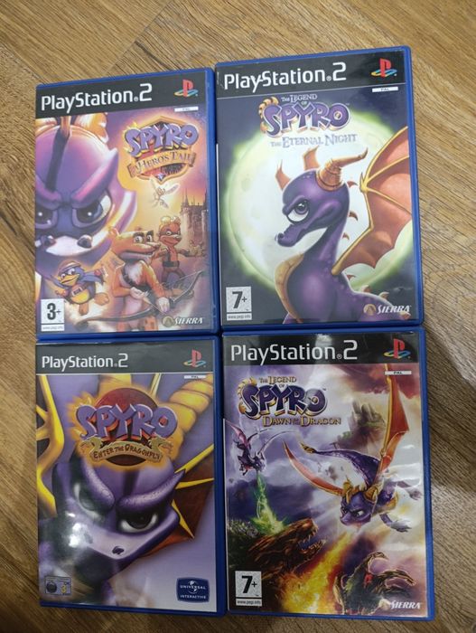 Sprzedam Gry Spyro PlayStation 2 PS2 Wyprzedaż kolekcji