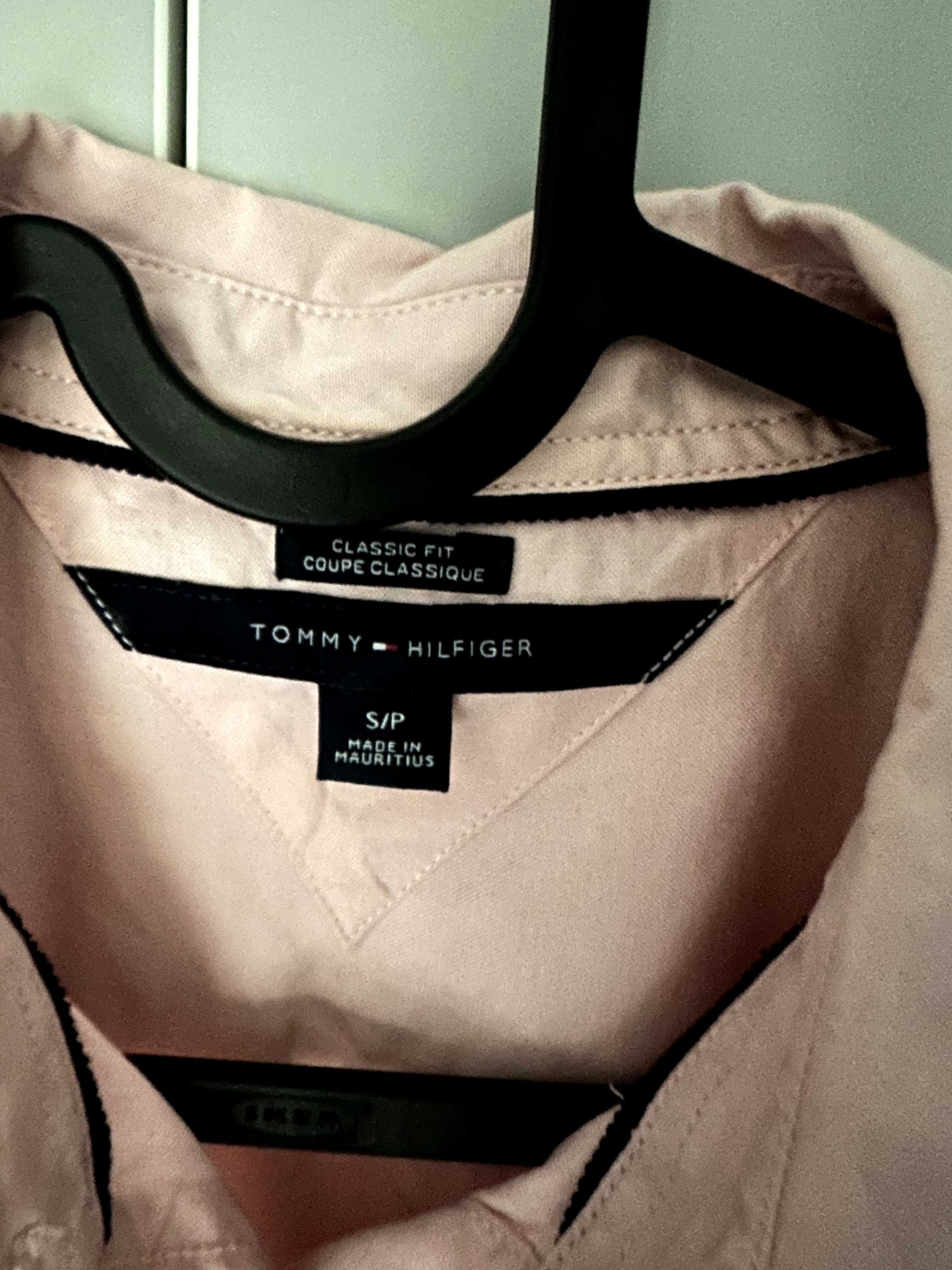Koszula damska różowa taliowana Tommy Hilfiger S