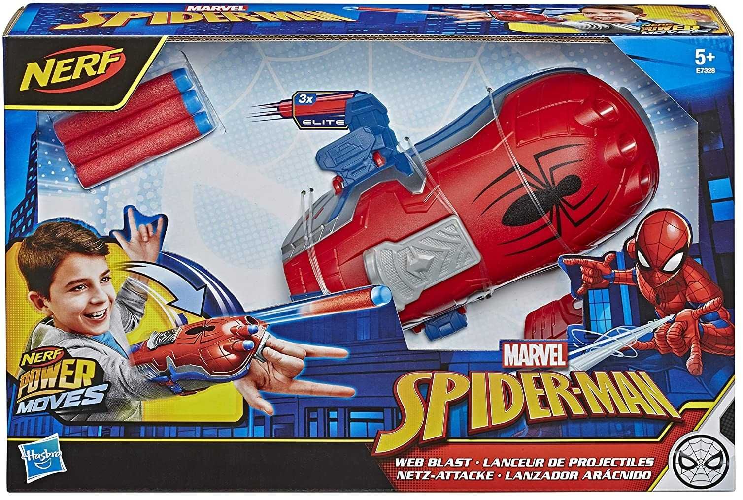 NERF Rękawica Spider-Man Power Moves Hasbro E7328EU4