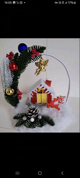 Новорічні поробки.  Зимові поробки.  Зимние поделки