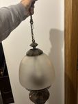 Candeeiro de teto em latão