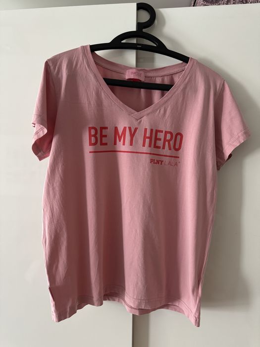 Koszulka rozowa Plny Lala Be My Hero unikat S