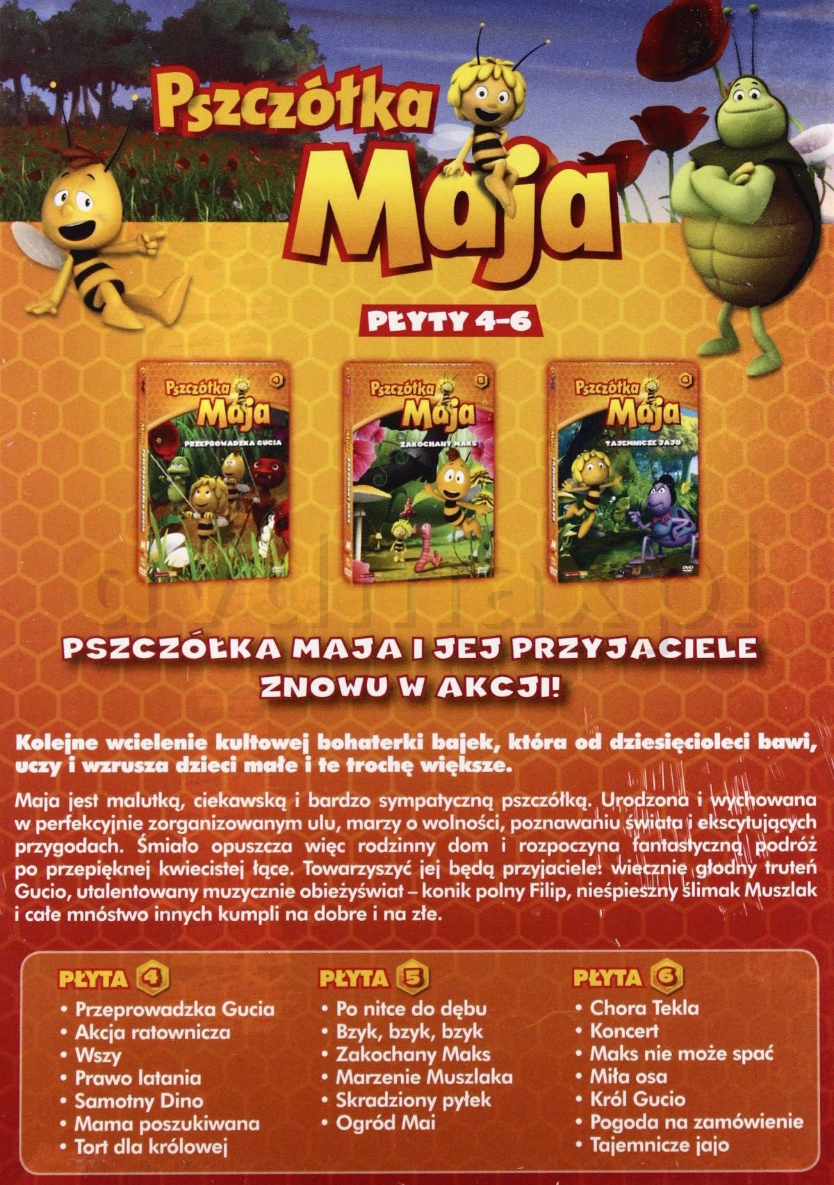 Pszczółka Maja 3DVD Nowe przygody, płyty 4-6