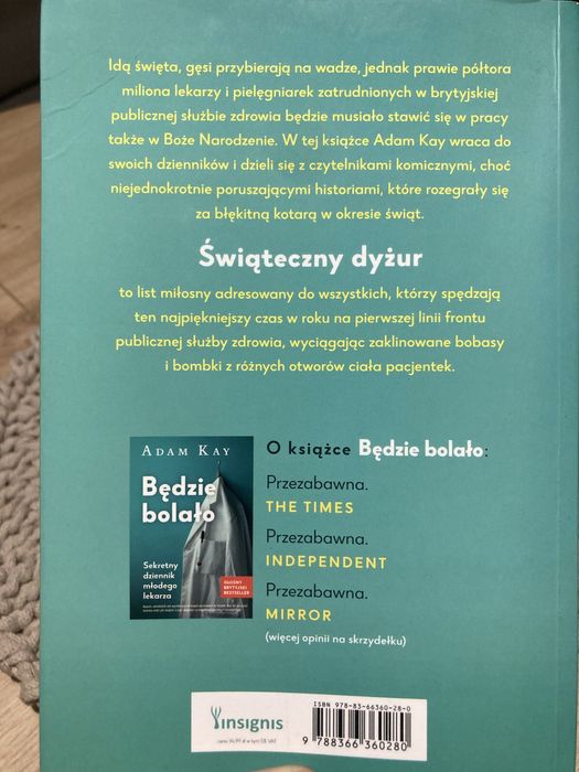 Świątecznty dyżur Adam Kay