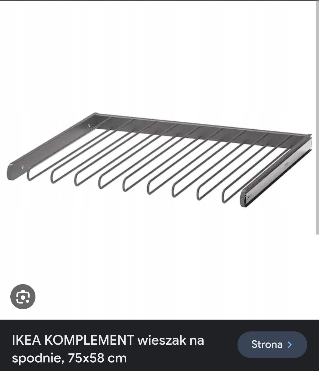 Wieszak na spodnie IKEA