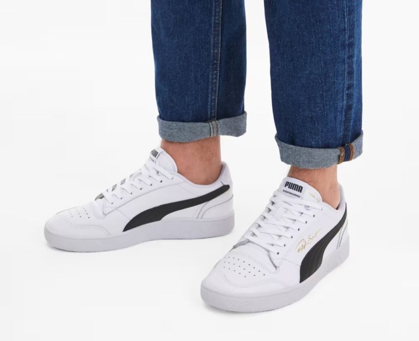 Кроссовки Puma Ralph Sampson. Кроссовки белые мужские. Кеды, кожаные