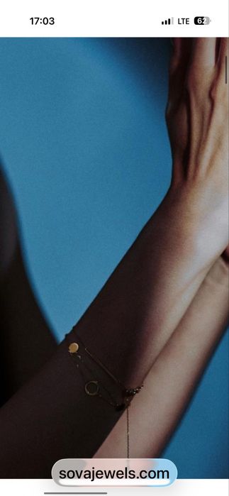 Браслет Sova жовте золото