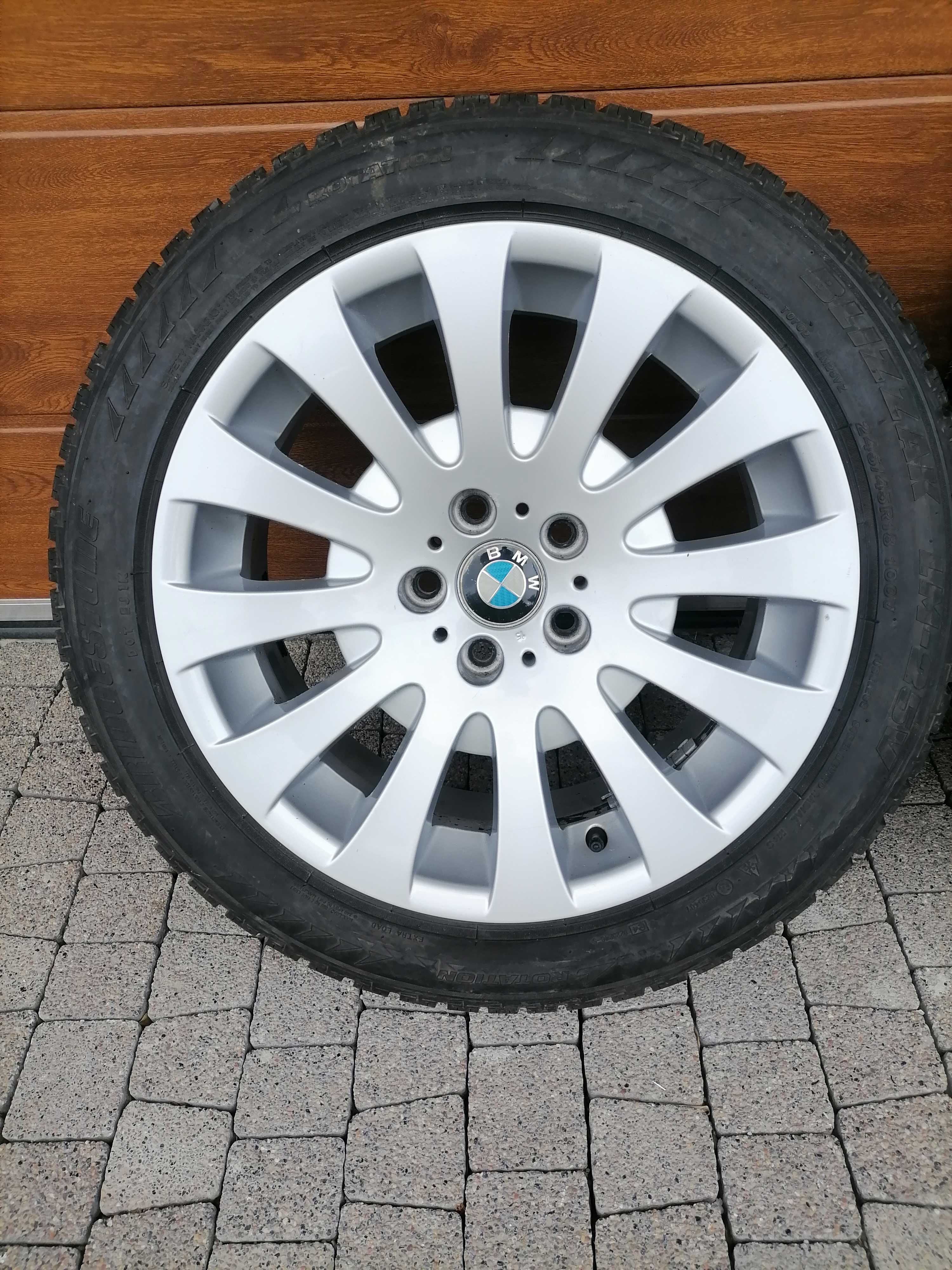 alufelgi bmw 18czli z oponami zimowymi