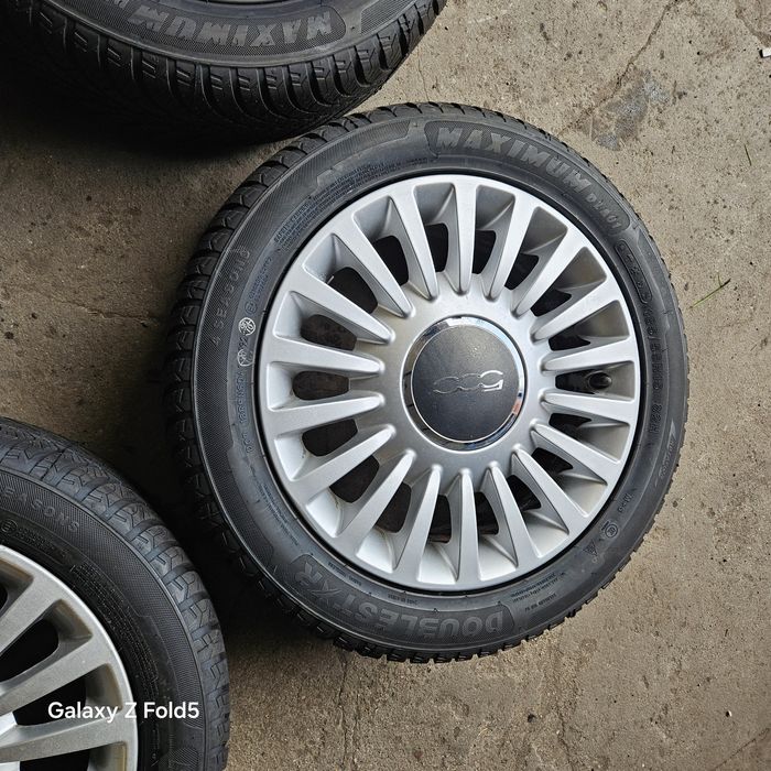 Koła całoroczne 185/55/15 Fiat 500 Panda 4x98 Nowe opony 24rok ET35