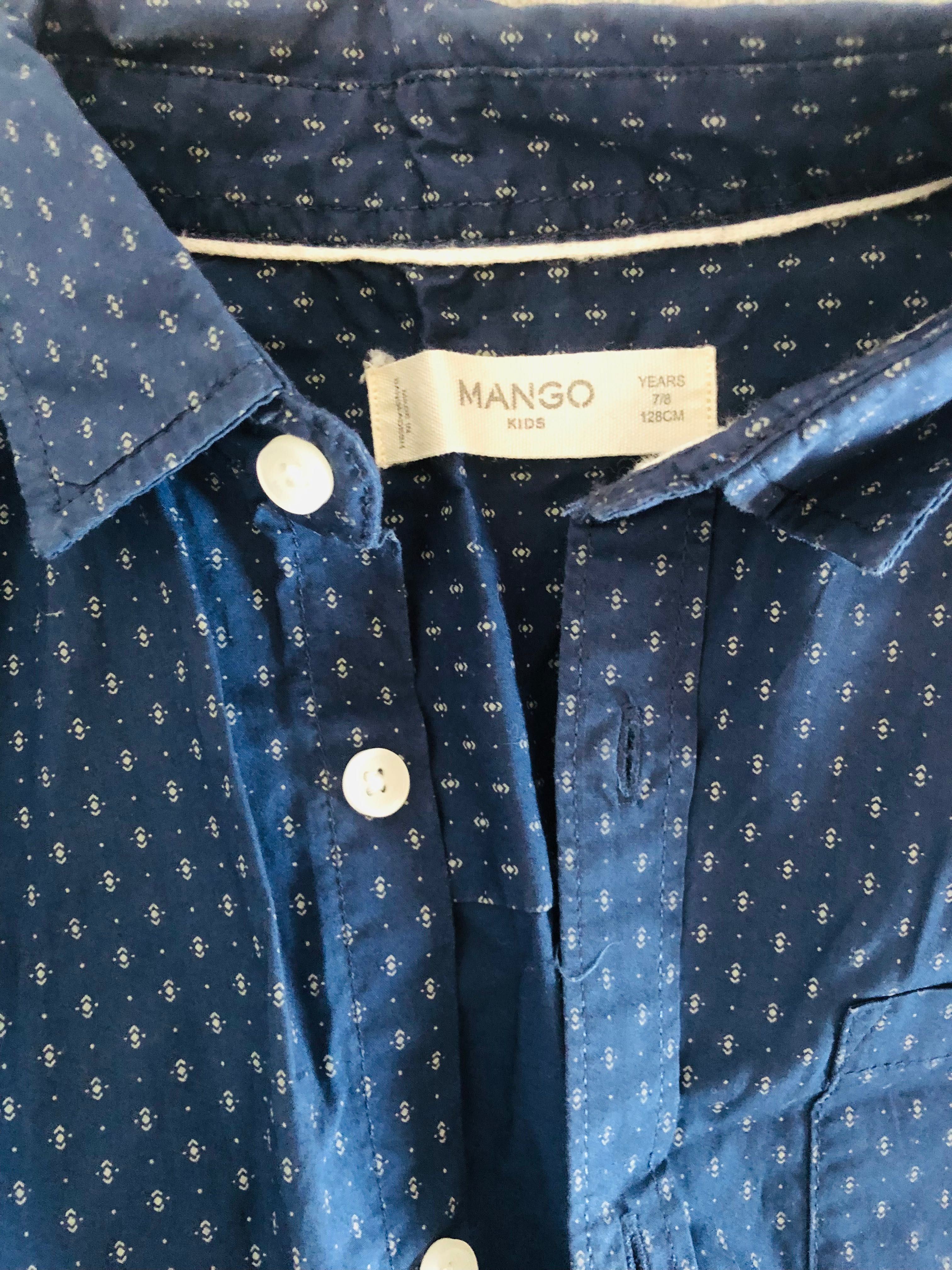 Сорочка рубашка Mango 7-8
