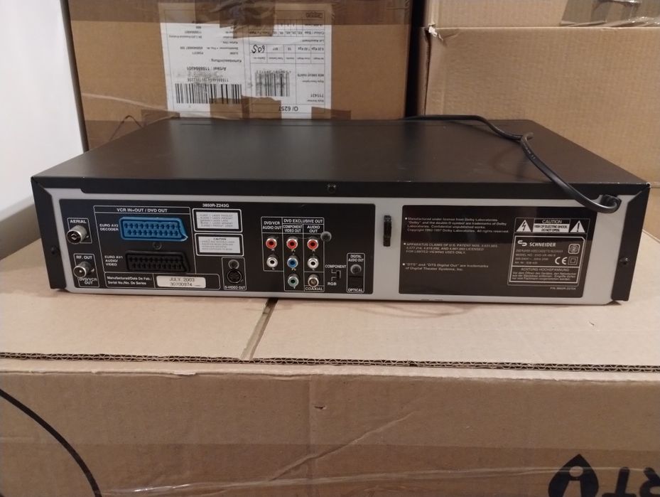 Odtwarzacz DVD/VHS Combo Schneider DVD-VR 480B