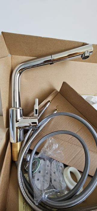Baterie kuchenne
Bateria Franke Urban Pull-Out Chrom Mosiądz