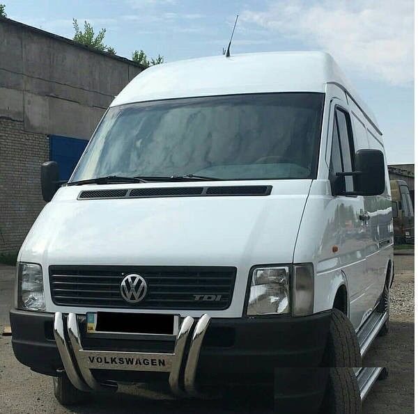 Кенгурятник для Volkswagen LT-35 Бокові труби Хром Тюнінг