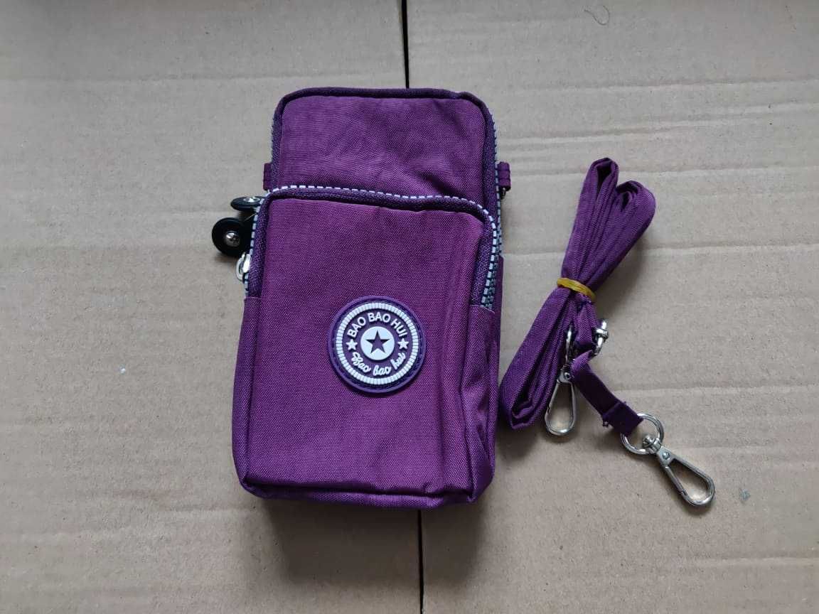 Mini сумочка - чехол для телефона девочке фиолет ( с ремешком )