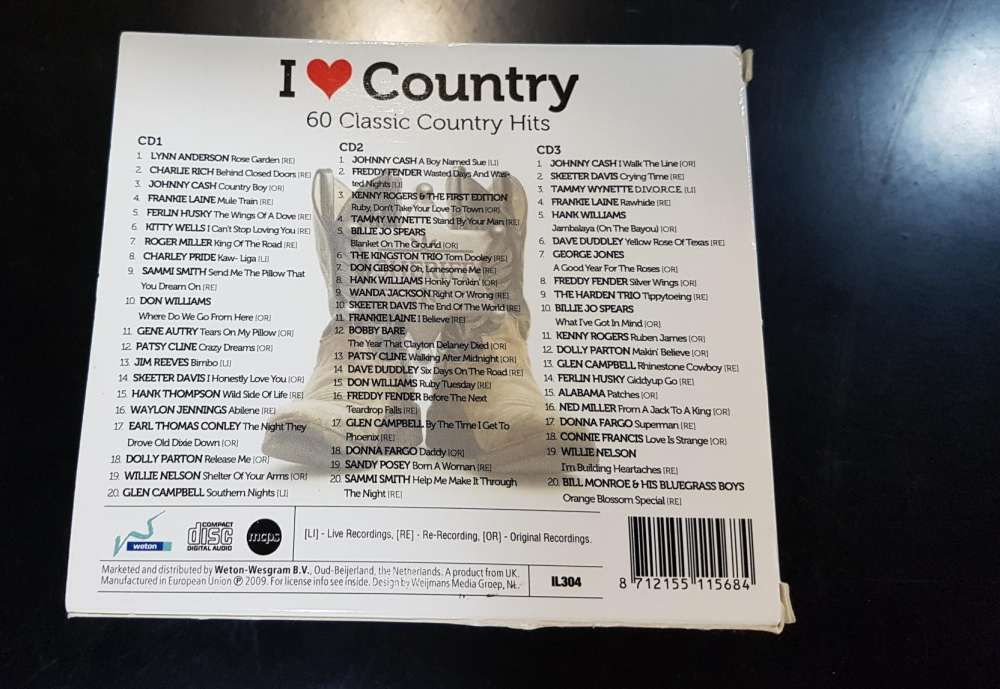 I Love country - 60 Classic Coutry Hits
